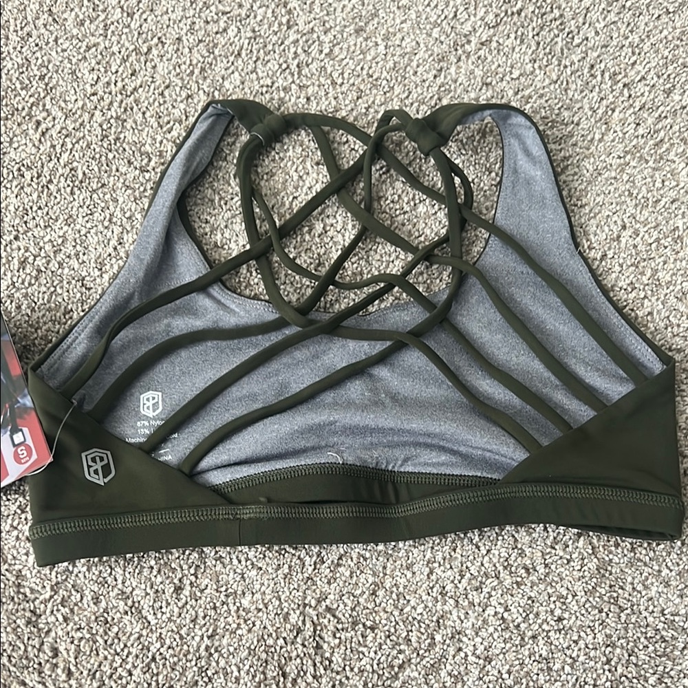 Born Primitive Vitality Sports Bra with Geometric Straps - Picture 4 of 5